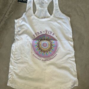 Pura Vida Women's White Tank Top